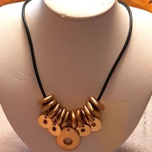 Chicos Multi Ring Necklace